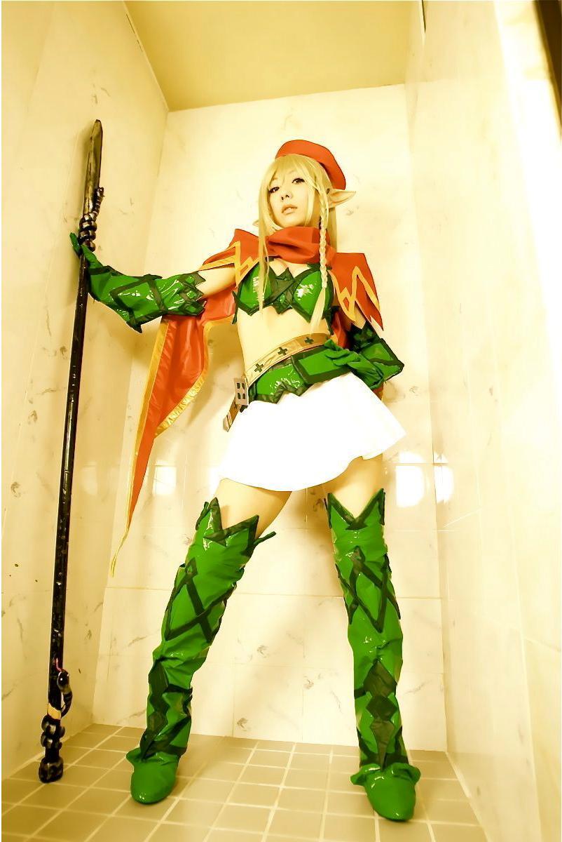 [Cosplay]  Queens Blade  Echidna & Alleyne Vs Tentacles SP2